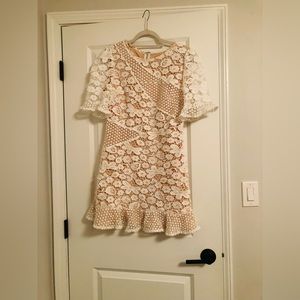 White bridal shower dress